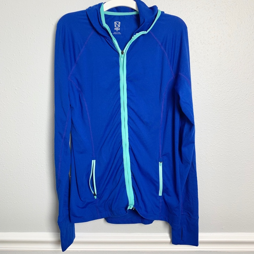 Bold Cobalt Blue Exercise/Running Hoodie